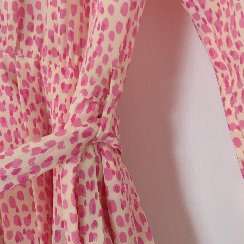 Anthropologie x Tucker Pink Midi Dress - Picture 9 of 11